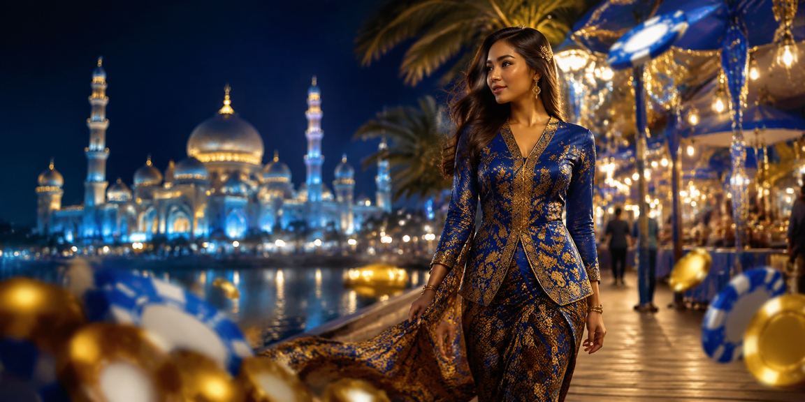 Hiburan kasino premium di Putrajaya Malaysia dengan tema batik